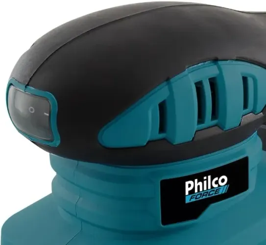 Lixadeira Plo01 127V 250W, Philco, Azul/Preto