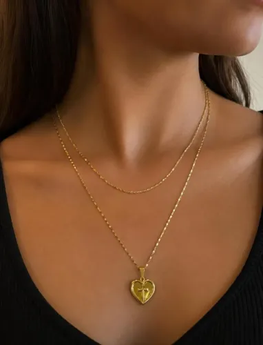 Corrente de moeda antiga feminina