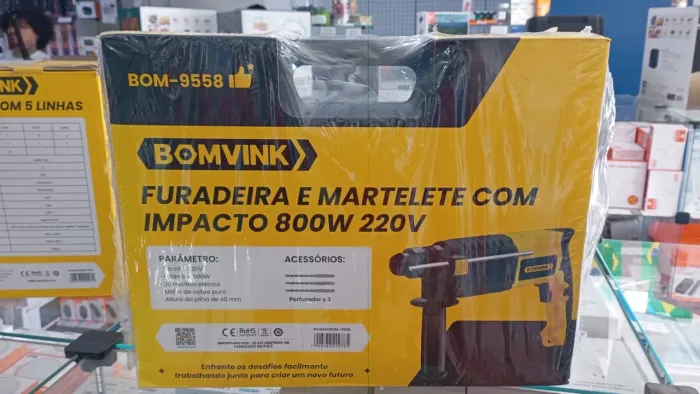 Furadeira e martelete de alto impacto