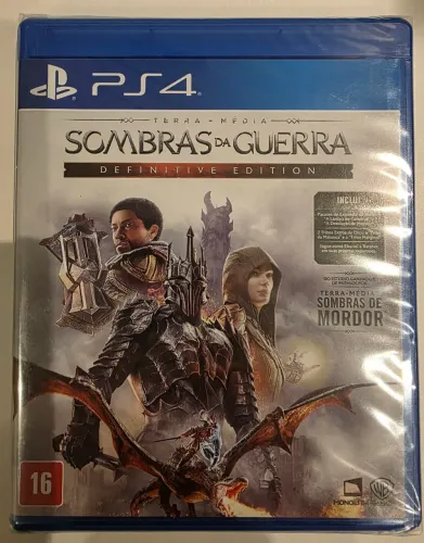 Sombras da Guerra - Definitive Edition - PS4 (novo)