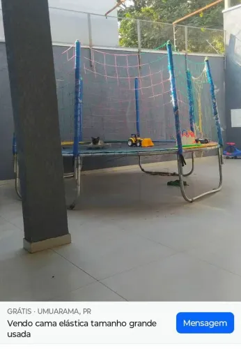 Vendo cama elástica usada