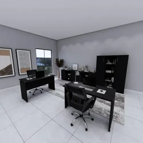 MESA RETA PE PAINEL 120x60 - MARZO