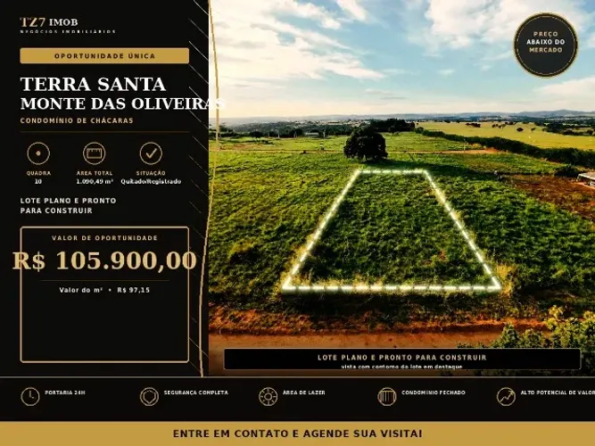 Oportunidade! Lote de 1.090,49 m² por Apenas R$ 105.900,00