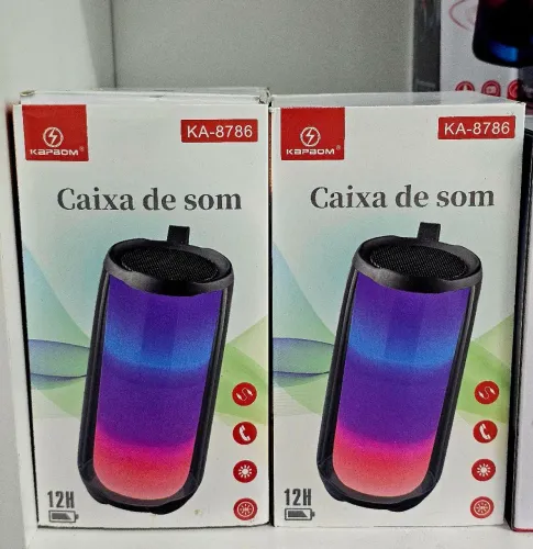 Caixa de Som Bluetooth RGB.