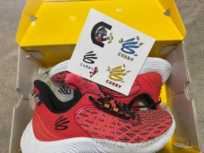 Under Armour Curry Flow 9 Sesame Street - vermelho tamanho 40