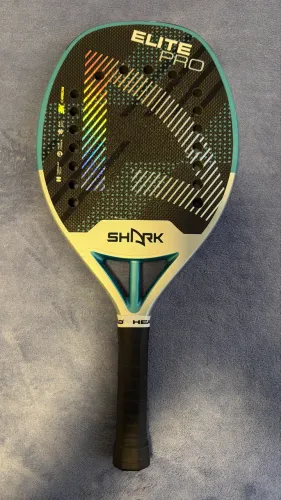 Raquete Beach Tennis Shark Elite Pro 2025 Carbono 3k