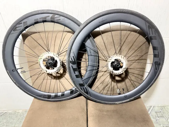 Rodas elite 50mm completas tubelles!