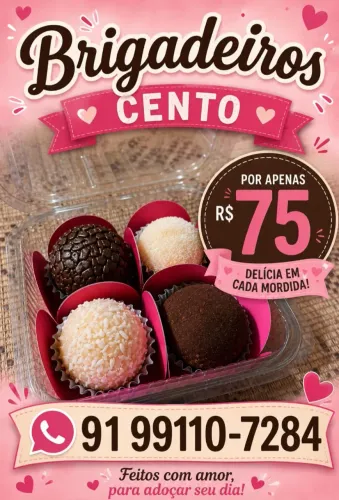 brigadeiros cento