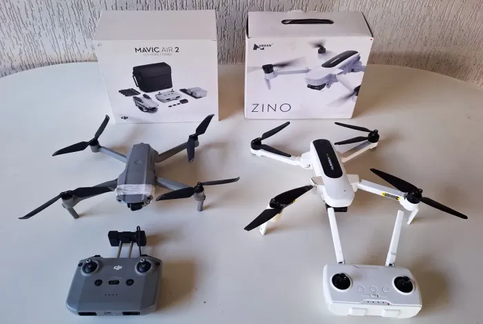 2 DRONES USADOS - DJI Mavic Air 2 & Hubsan Zino 117S