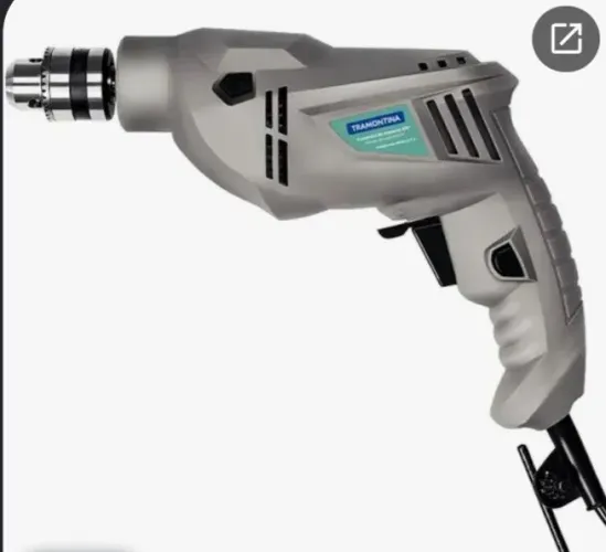 Furadeira Impacto 3/8" 500w 220v Cinza Tramontina