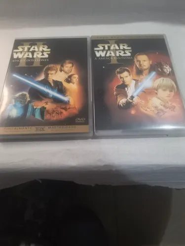 Kit 2 DVDs Star Wars: Episódio I A Ameaça Fantasma + Episódio 2 O Ataque dos Clones