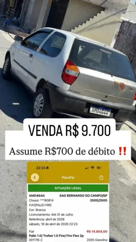 Fiat Palio 1.0/ Trofeo 1.0 Fire/ Fire Flex 2P 2005