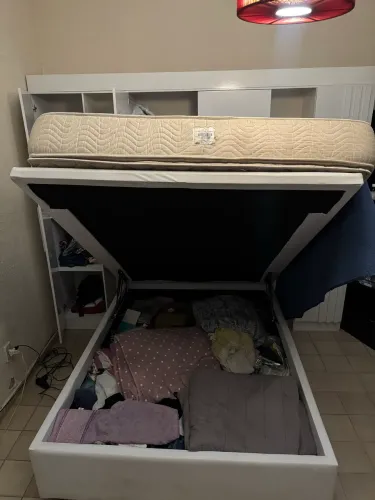 Cama box baú casal corino