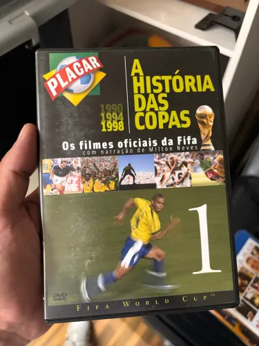 Kit 4 DVDs A História das Copas Vol. 1 ao 4