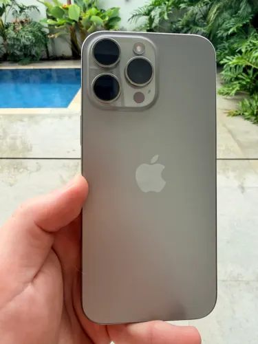 iPhone 16 Pro Max 256GB Titânio - Impecável