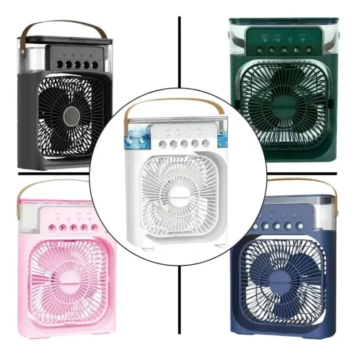 Ventilador umidificador de mesa ar climatizador