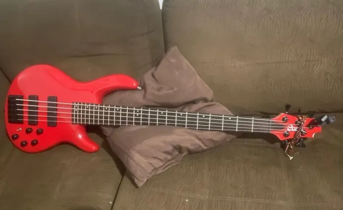 CONTRABAIXO CORT C5 DELUXE 5 CORDAS
