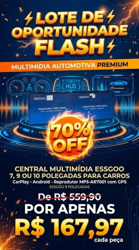 Lote de Oportunidade da Flash - Multimídia Automotiva Premium