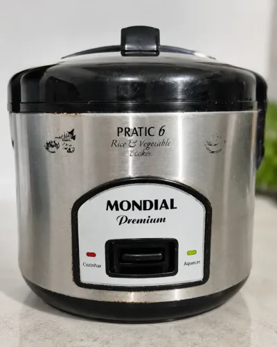 Panela Elétrica Mondial Pratic 6 - Funcionando com detalhe - R$69