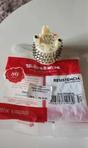 Resistência SINTEX torneira/chuveiro 127 eletrônica