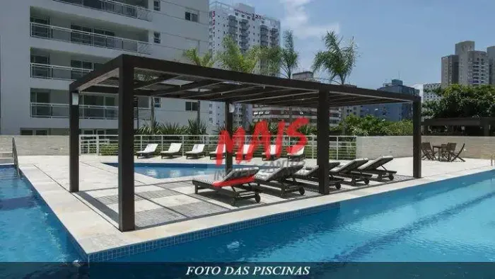 Apartamento com 3 dormitórios para alugar, 98 m² - Marapé - Santos/SP