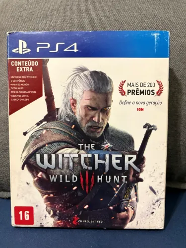 Jogo ps4 ps5 the witcher 3 wild hunt edição completa