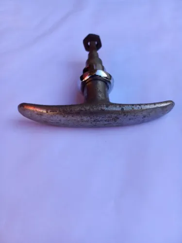 Trinco/ fechadura T cega fusca alemão split oval e pé de boi