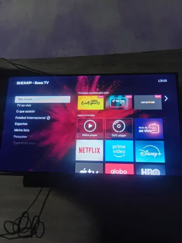 Tv smart 32 semp Toshiba nova funcionando tudo