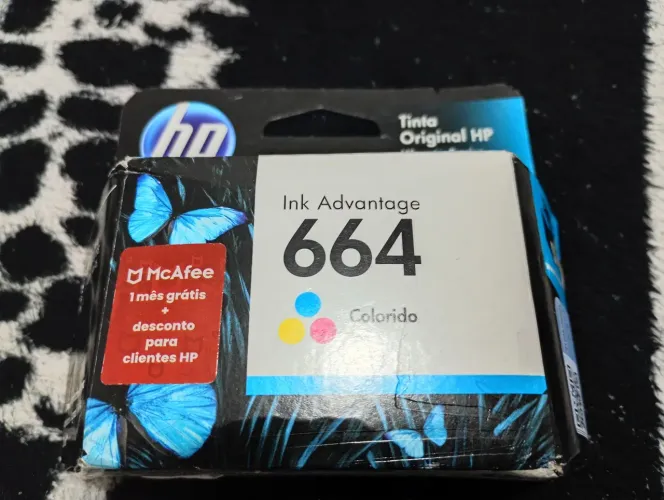 Cartucho tinta hp original 664 e 662