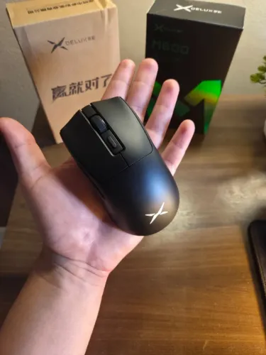 Mouse Gamer Sem Fio Delux M600 49g 12000 DPI