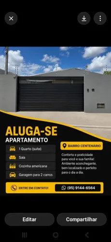 Alugo casa no bairro Centenário. Perto da Avenida Centenário. 95 *