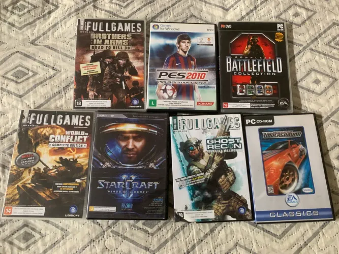 Jogos em DVD para PC/Mac