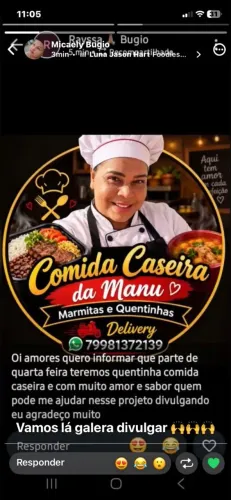 Fornecemos marmitas e quentinhas
