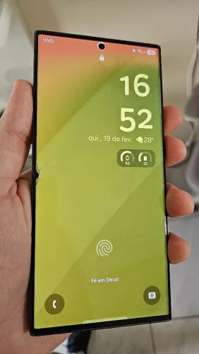 Samsung S23 Ultra 256Gb Tela Trincada