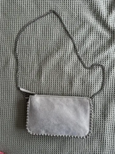 Bolsa Zara prata 