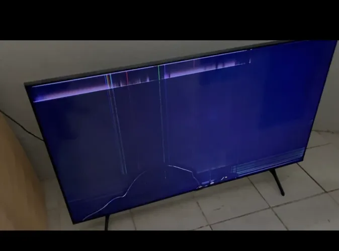 Tv Samsung 55 polegadas display quebrado
