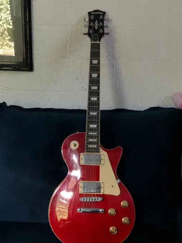 LES PAUL STRIBERG VERMELHA