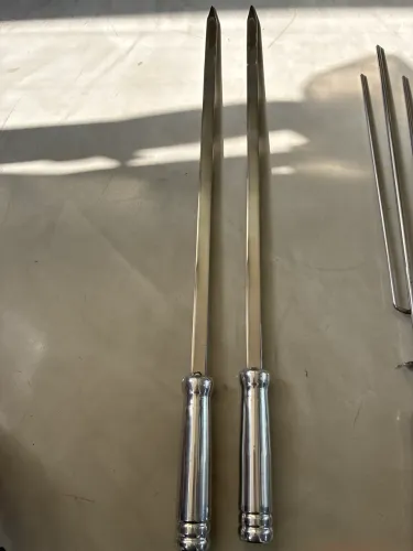 Espeto inox churrasqueira