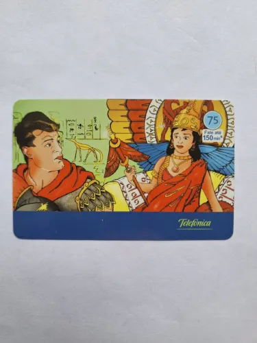 Cartão Telefônico Telefonica História do Mundo ano 2004