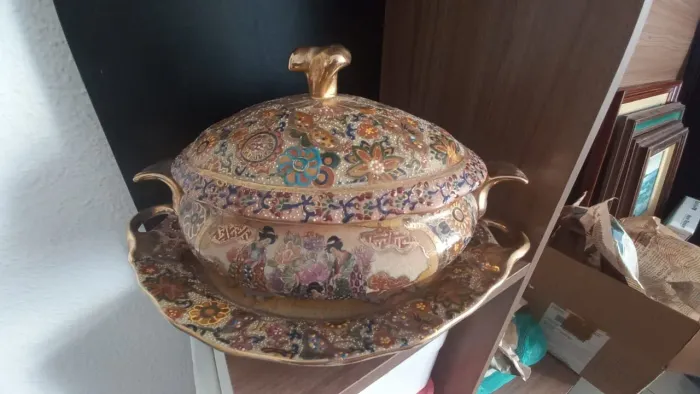 Sopeira de porcelana japonesa 