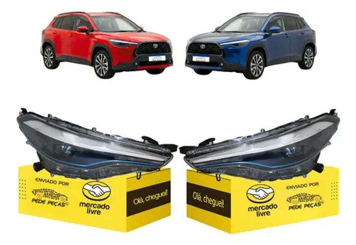 Par Farol Corolla Cross 2021 2022 2023 2024 Hybrid Ambos Lados