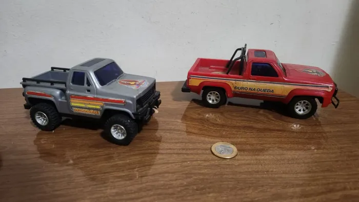 Carrinho Miniatura Pick-up Duro na Queda Glasslite Anos 80