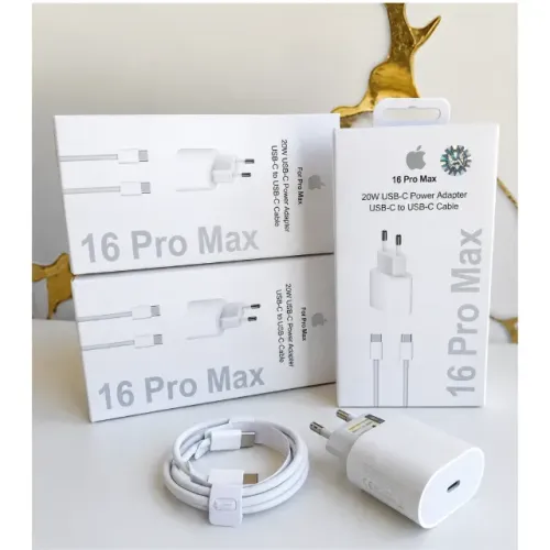 KIT Carregador Turbo - 16 Pro Max - Novo - Loja Loxee Store