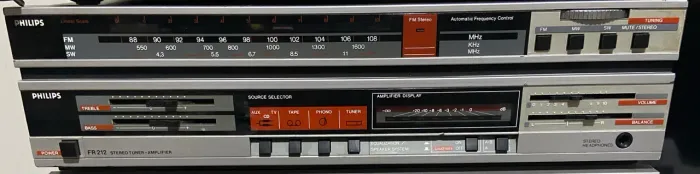 Receiver Reciver Philips Tape Amplificador Tuner Phono DEFEITO