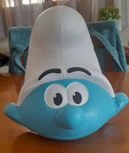 Porta pipoca / Guarda brinquedos Cinemark  - Smurfs / Minion - Fulugilo MA3