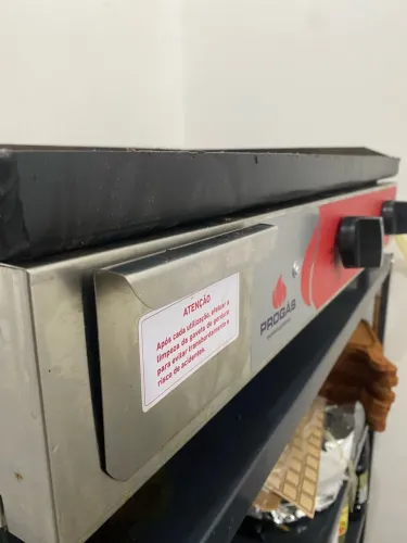 Chapa Bifeteira Industrial Progás Pr-800g - 1 MÊS DE USO