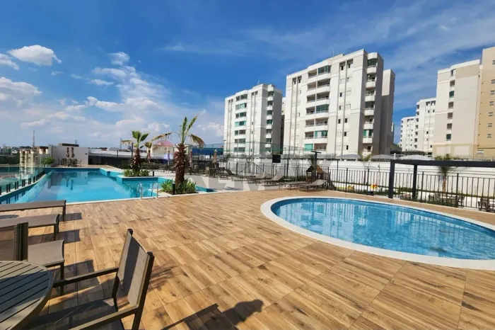 APARTAMENTO SEMI-MOBILIADO | 2 DORMITÓRIOS | CONDOMÍNIO CLUBE COMPLETO