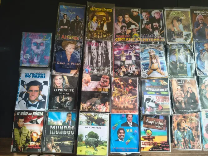 Lote de DVDs