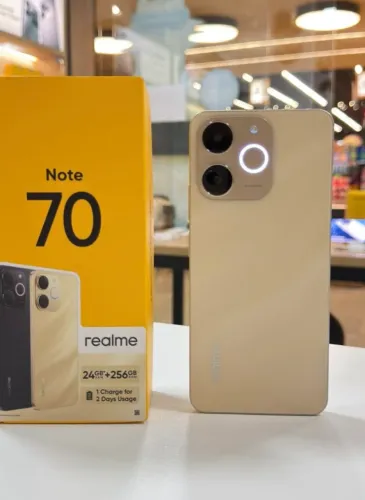 Celular Com bateria Durável (Note70) 256/8 Gold - Tooop