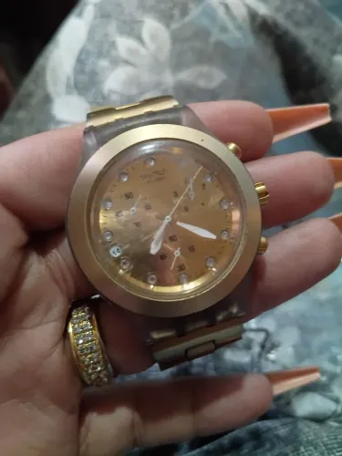 Relógio Swatch Irony Diaphane Dourado
